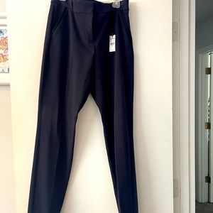 Navy ankle pants